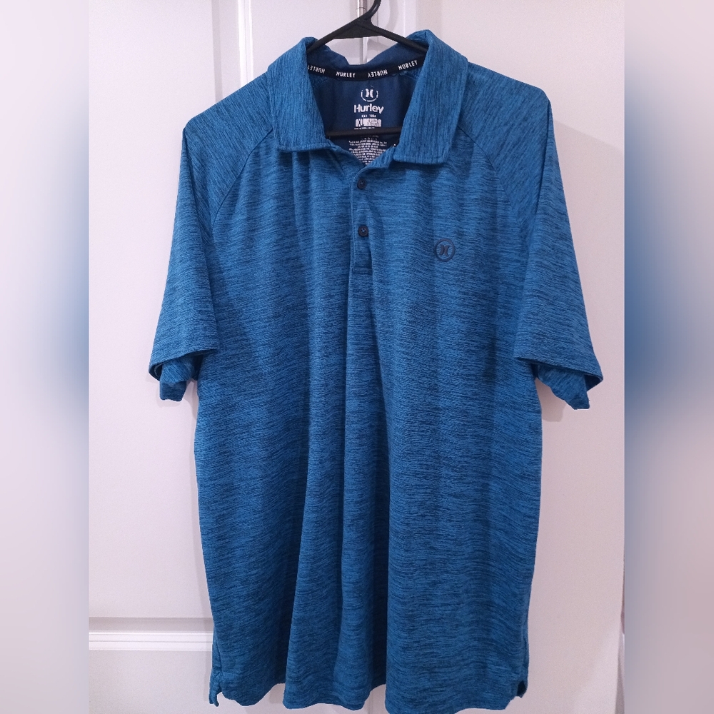 Hurley Men's Polo Shirt in Blue